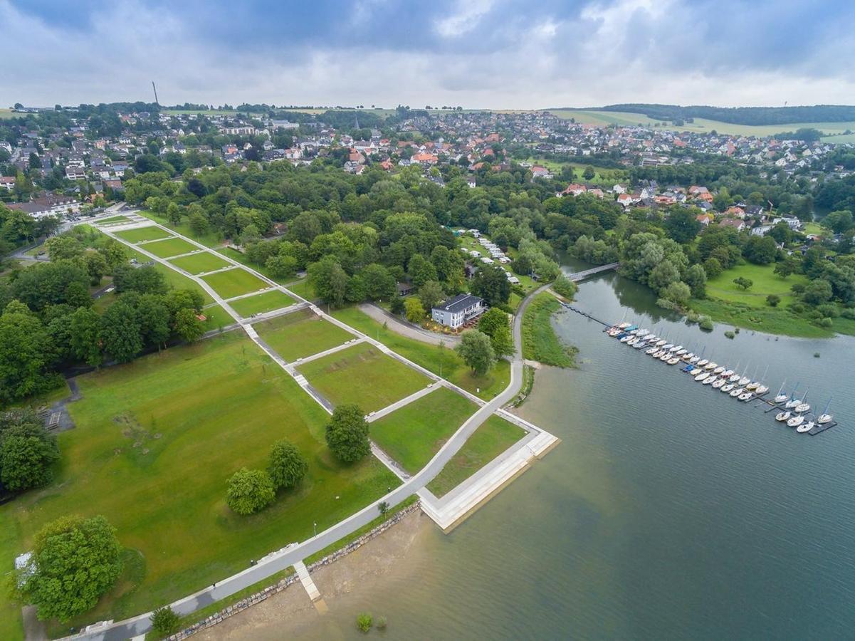 --- Seedomizil --- Moderne Ferienwohnung Mit Terrasse Möhnesee Kültér fotó